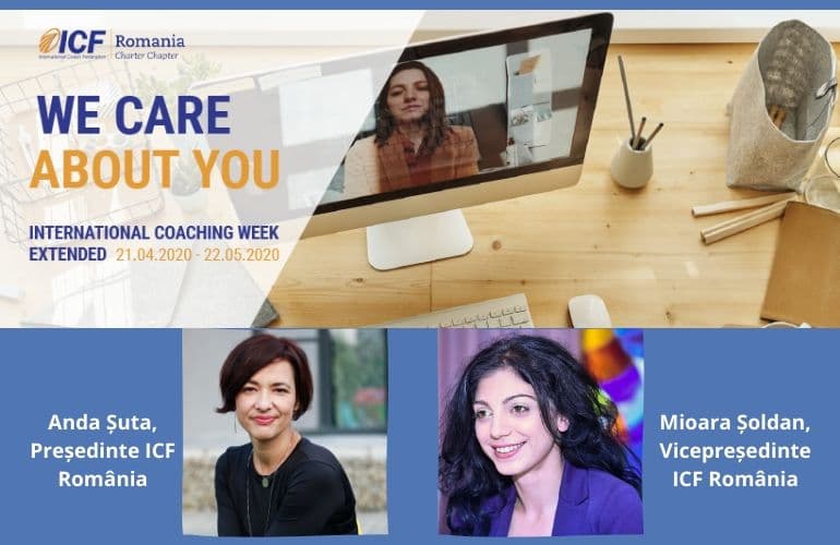 Coaching pro-bono pentru mediul de business și cadrele medicale: WE CARE ABOUT YOU
