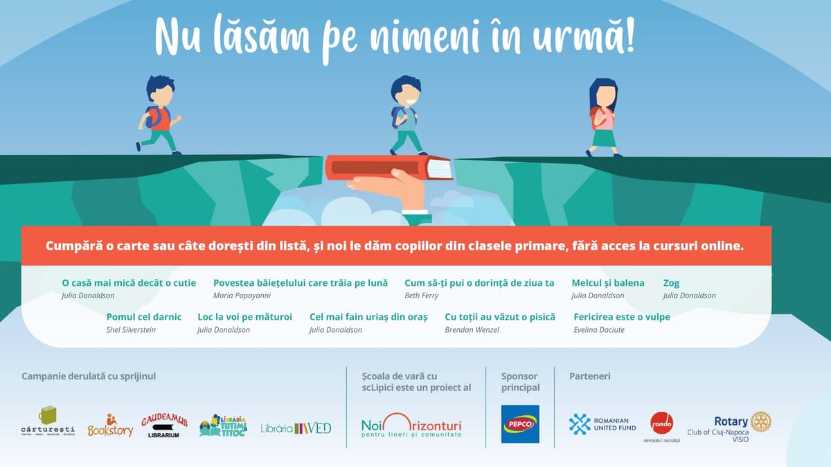 Copiii și învățătorii din mediul rural au nevoie de ajutorul tău