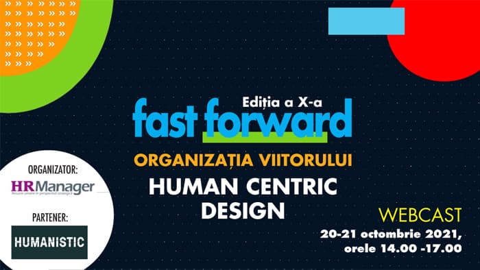 Cea de-a X-a ediție a webcastului FAST FORWARD are loc pe 20-21 octombrie 2021