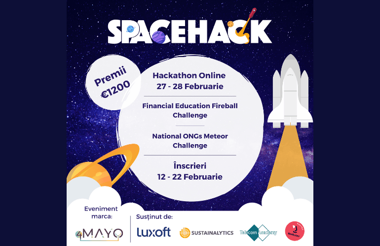 Spacehack 2021 - Inovează spre succes | Online Hackathon by 4MAYO