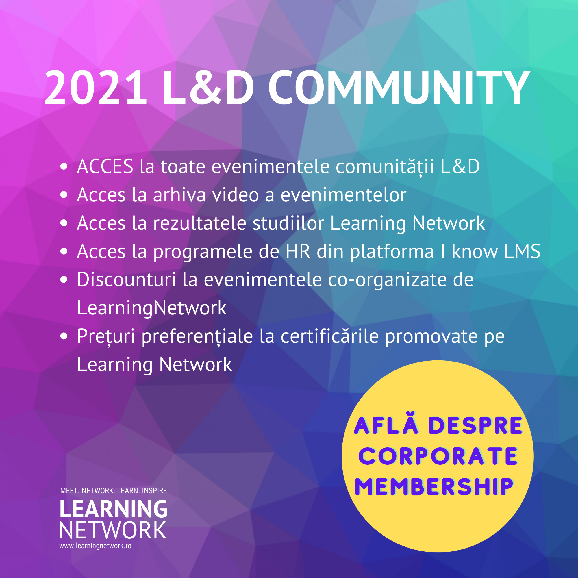 L&D Corporate Membership