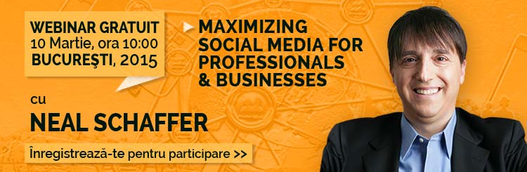 Webinar: “Maximize Social Media for Professionals and Businesses”