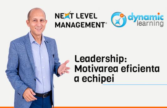 Curs „Leadership: Motivarea eficienta a echipei”, Dynamic Learning