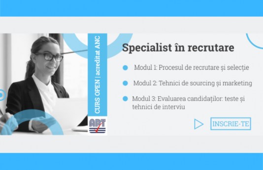 Specialist în Recrutare, certificat ANC 