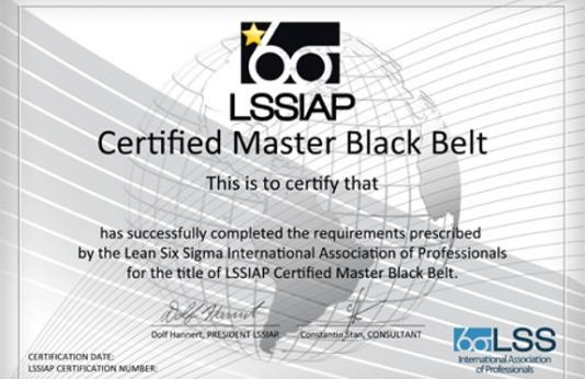 Lean Six Sigma - Programe de Certificare Internaţională