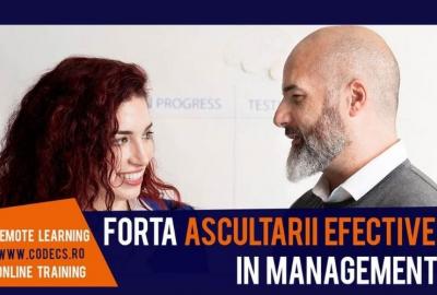 Forta ascultarii efective in management