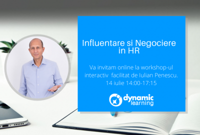 Workshop online Negociere și Influențare în HR